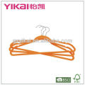 2015 Set of 10 plastic hangers for shirt pants dress flocking